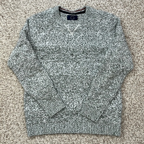 Even Tide Shaun Mixed Rope Yarn Stripe Crewneck Sweater - Size Medium - Picture 2 of 8